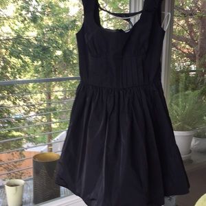 Black short sleeve dress-BCBG